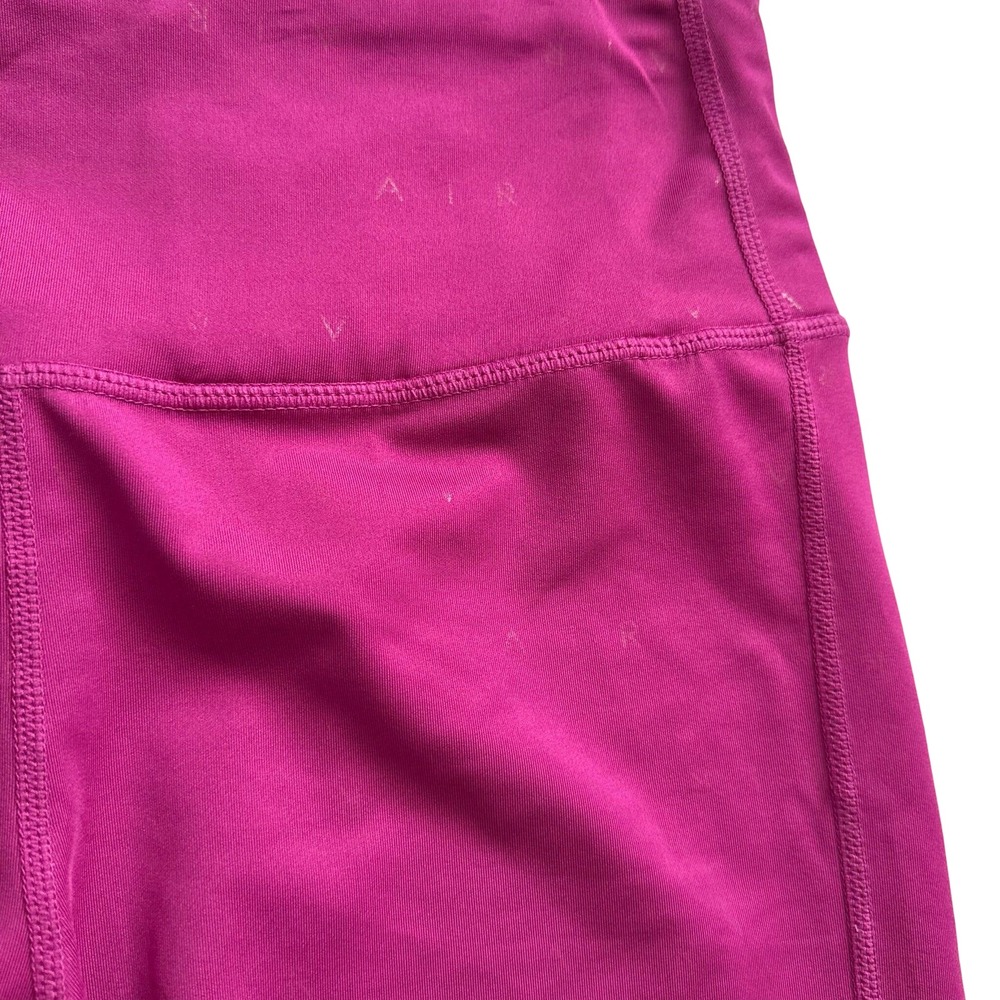 Nike Air Dri Fit Magenta Pink Leggings Cropped Athletic Workout Womens Size M - Picture 5 of 11